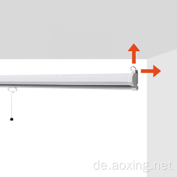 4K Movie Manual Decke Hanging Projector Bildschirm